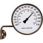 Accurite 3.5 Brass Thermometer with Swing Arm