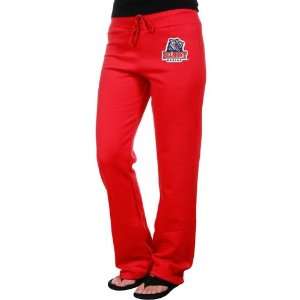  Belmont Bruins Ladies Logo Applique Sweatpants   Red 