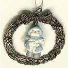 IWGAC Snow Buddies Snowball Pewter Ornament