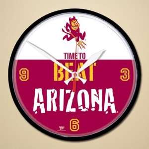  NCAA Arizona State Sun Devils Beat Arizona Wall Clock 