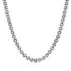 Dahlia 4.5mm Stainless Steel Weave Pattern Chain Link Necklace 22