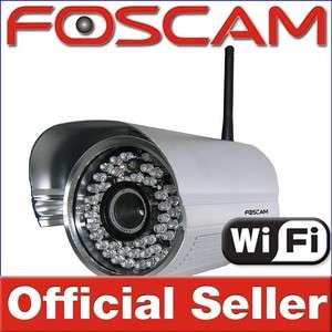 Foscam FI8905W Wireless IP Camera 60IR Outdoor Silver  
