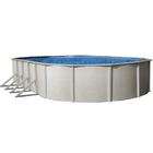   18 x 33 x 48 Inch Oval Above Ground Metal Frame Swimming Pool Kit