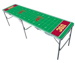 NCAA USC Trojans 8ft Ping Pong Tailgate Table  