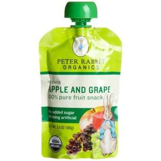 Peter Rabbit Organics, Organic Apple and Grape 100% Pure Fruit Snack 