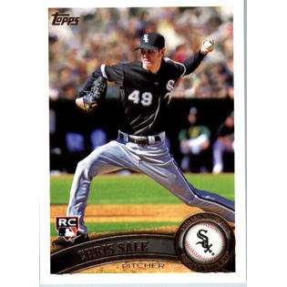 Topps 2011 Topps Baseball Card #65 Chris Sale RC Chicago White Sox at 