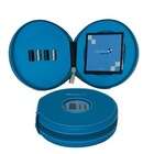 Swing Ltd Sacchi Travel Checkers Game in Teal Zippered Case