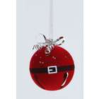   Santa Claus Metal Cutout Jingle Bell Christmas Ornament 3.5 (90mm