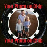Personalized Custom Picture Photo POKER CHIP CARD GUARD  
