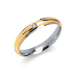   Gold with Diamond, form Wedding Rings, line Wedding, weight 5 grams