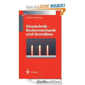 Geotechnik   Bodenmechanik und Grundbau (German Edition) Dimitrios 