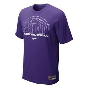  Kansas State Wildcats 2011 Practice T Shirt (Purple 