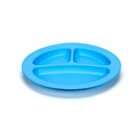 green eats 2 pack divided plates blue