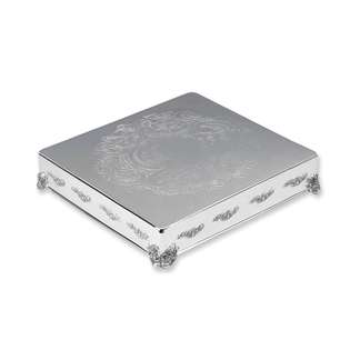 Silver plated 18 Square Cake Plateau  Jewelry Adviser Gifts Gifts 