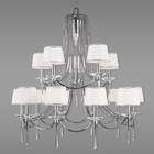   chandelier chrome eurofase lighting 20 light chandeliers ch 20kas 05