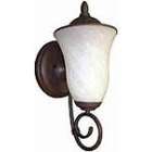 American Fluorescent WYW118REC Wyoming Outdoor Sconce, Faux Alabaster 