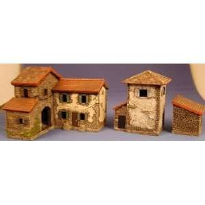  15mm European Buildings Italian Village Set A Toys 