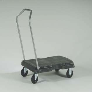 RUBBERMAID COMMERCIAL PRODUCTS TRIPLE UTILITY TROLLEY W/ 3 POS HANDLE 