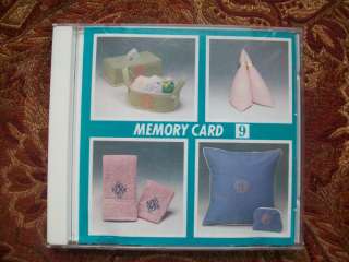 Embroidery Monogram Card #9 for Janome 8000, Kenmore  