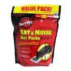 DDI No Pest 20 Count Rat & Mouse Bait Packs(Pack of 6)