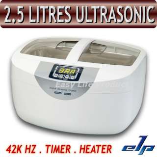 Codyson CD 4820 Ultrasonic Cleaner Heater Jewelry 2.5L  