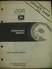 John Deere Hydraulic Dump MCS for 650 750 655 755 855 Operator Manual 