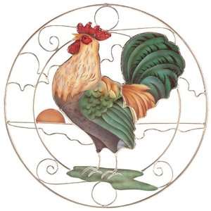  Crowing Rooster Sun Catcher