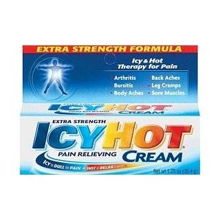 Icy Hot Pain Relieving Cream, Extra Strength, 3 Ounce Packages (Pack 