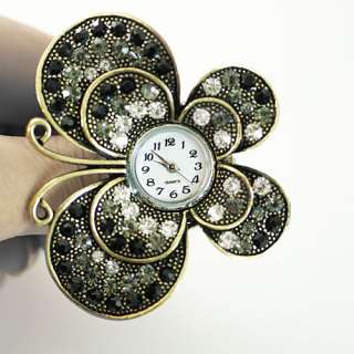Fashion Jewelry NEW Women Crystal CZ Gemstone Butterfly Watch Rings 