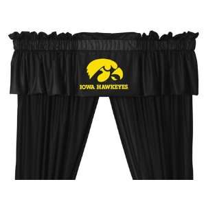 NCAA University of Iowa Hawkeyes   5pc Jersey Drapes Curtains and 