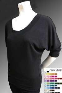 Sexy Casual Everday Scoop Neck Top * PICK COLOR & SIZE  