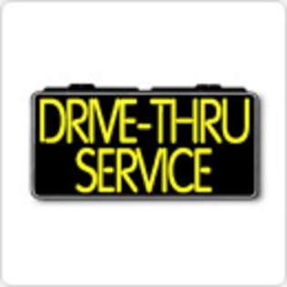 LED Neon Sign Drive Thru Timers Drive Thru Service 13 x 24 Simulated 