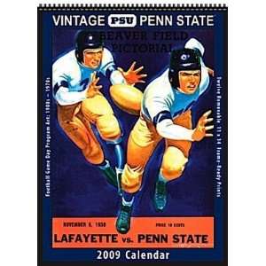 Penn State Nittany Lions 2009 Vintage Football Program Calendar 
