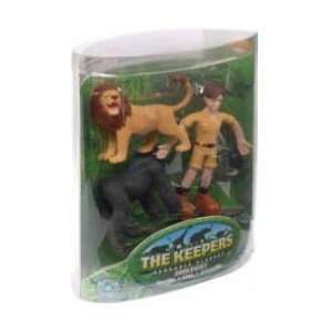  Bendy Zookeeper Male w/ 3 Zoo Animals Toys & Games