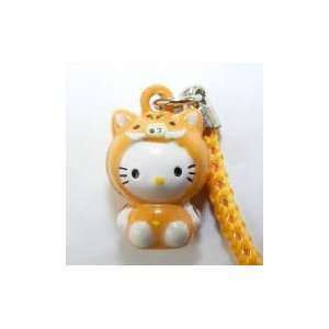  Hello Kitty in Piggy Costume Bell Straps, Charms or 