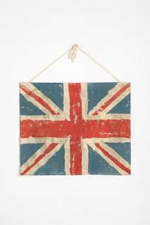 UrbanOutfitters  Union Jack Banner Wall Art