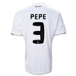 Real Madrid 10/11 PEPE Home Soccer Jersey  Sports 
