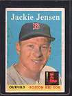 1958 Topps Autographed Jackie Jensen Card 130  