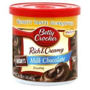 Betty Crocker Rich & Creamy Milk Chocolate Frosting 16 oz
