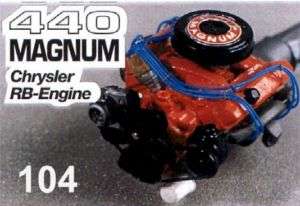 RGE104 Magnum 440 Chrysler RB Engine by Ross Gibson  