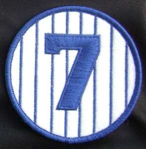 MICKEY MANTLE 1952 NY YANKEES RETIRED JERSEY #7 PATCH  