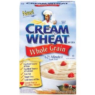 Cream Of Wheat Whole Grain Stove Top 2 1/2 minutes, 18 Ounce Boxes 