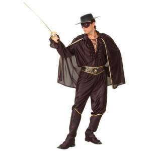   Masked Bandit Zorro Mens Fancy Dress Costume Medium Toys & Games