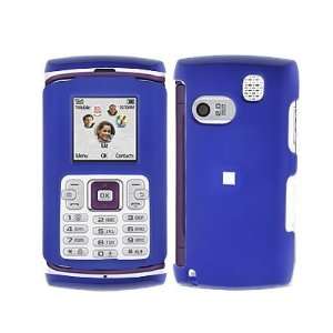 Crystal Hard Rubberized BLUE Cover Case for Samsung Comeback 
