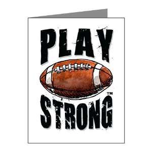 PACK FOOTBALL STRONG SPORTS POWERCARD Note Size (4.25x5.5) 6 