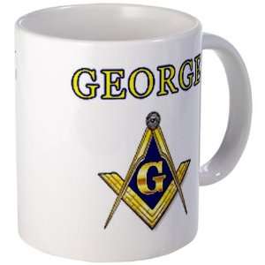  GEORGE Freemasonry Mug by 
