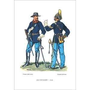   poster printed on 20 x 30 stock. Seventh Cavalry, 1876