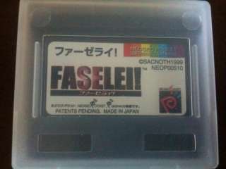   Japanese Version Faselei Game Neo Geo Pocket Color 86131457432  