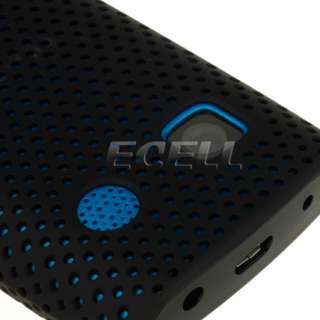 NEW BLACK PERFORATED MESH HARD BACK CASE COVER FOR NOKIA 500  