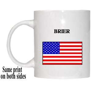 US Flag   Brier, Washington (WA) Mug 